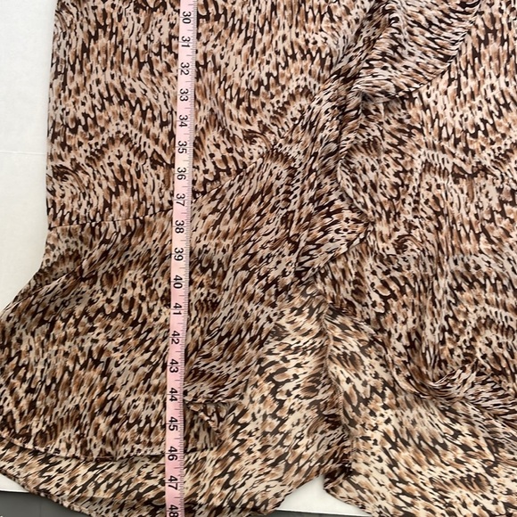 Bardot Revolve Cascading Ruffle Printed Ellie Midi Dress Slip Dress Sundress 8/M - Picture 17 of 17